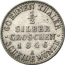 Medio Silber Groschen 1846 A  