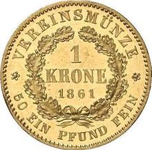 1 corona 1861 A  