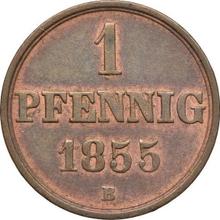 1 fenig 1855  B 