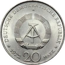 20 марок 1972 A   "Вильгельм Пик"