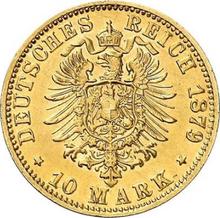 10 marcos 1879 D   "Bavaria"