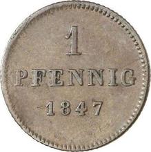 1 пфенниг 1847   