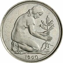 50 fenigów 1990 D  