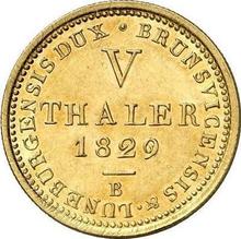 5 Thaler 1829  B 