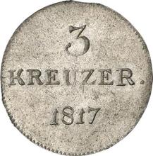 3 kreuzers 1817  G.H. L.M. 