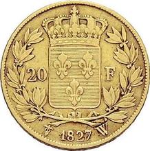 20 Francs 1827 W  