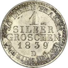 Silbergroschen 1839 D  