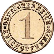 1 рейхспфенниг 1927 D  