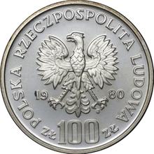 100 Zlotych 1980 MW   "Jan Kochanowski"