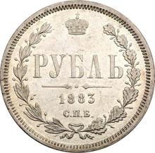 1 rublo 1883 СПБ ДС 
