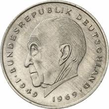 2 марки 1981 G   "Аденауэр"