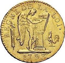24 libras francesas AN II (1793) BB  