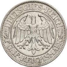 5 Reichsmark 1929 E   "Eichbaum"