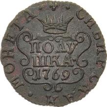 Połuszka (1/4 kopiejki) 1769 КМ   "Moneta syberyjska"