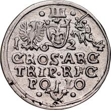 Trojak (3 groszy) 1624    "Casa de moneda de Cracovia"