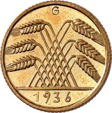10 Reichspfennig 1936 G  