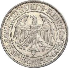 5 reichsmark 1930 F   "Dąb"