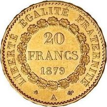 20 francos 1879 A  