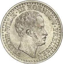 1 серебряный грош 1839 D  