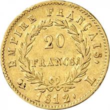 20 francos 1812 L  
