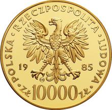 10000 Zlotych 1985 CHI  SW "John Paul II"