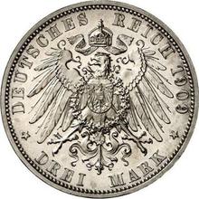 3 marcos 1909 A   "Prusia"