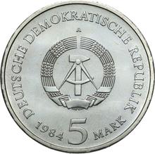 5 марок 1984 A   "Старая Ратуша в Лейпциге"
