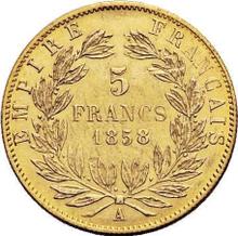 5 Franken 1858 A  