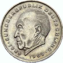 2 марки 1969 F   "Аденауэр"