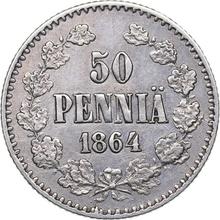 50 Penniä 1864  S 