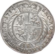 Орт (18 грошей) 1754  EC  "Коронный"