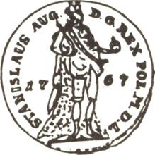 Dukat 1767  FS  "Postać króla"
