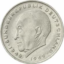 2 марки 1971 F   "Аденауэр"