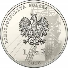 10 złotych 2016 MW   "35 Rocznica pacyfikacji kopalni Wujek"