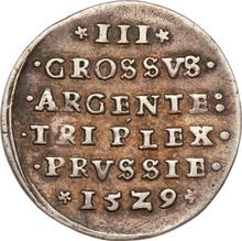 Трояк (3 гроша) 1529    "Торунь"