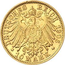 10 марок 1905 F   "Вюртемберг"