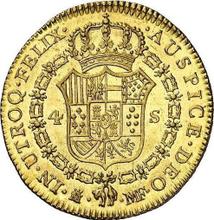 4 escudos 1796 M MF 