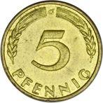 5 fenigów 1949 G   "Bank deutscher Länder"
