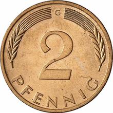 2 Pfennig 1973 G  