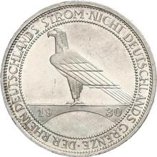 3 Reichsmark 1930 G   "Rheinlandräumung"