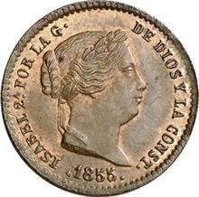 5 centimos de real 1855   