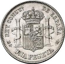 1 peseta 1885  MSM 