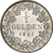 1/2 Gulden 1861   