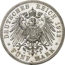 5 marcos 1913 A   "Lübeck"