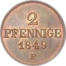 2 Pfennig 1849  F 