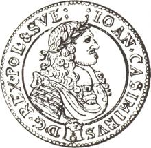 1 Zloty (30 Groszy) 1668    (Pattern)