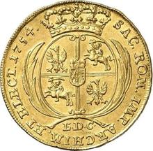 2 ducados 1754  EDC  "de Corona"