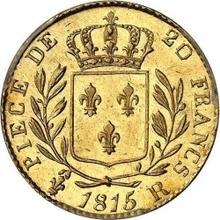 20 francos 1815 R  