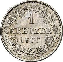 1 Kreuzer 1866   