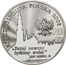 20 Zlotych 2005 MW  ET "350th Anniversary of Defence of Jasna Gora"